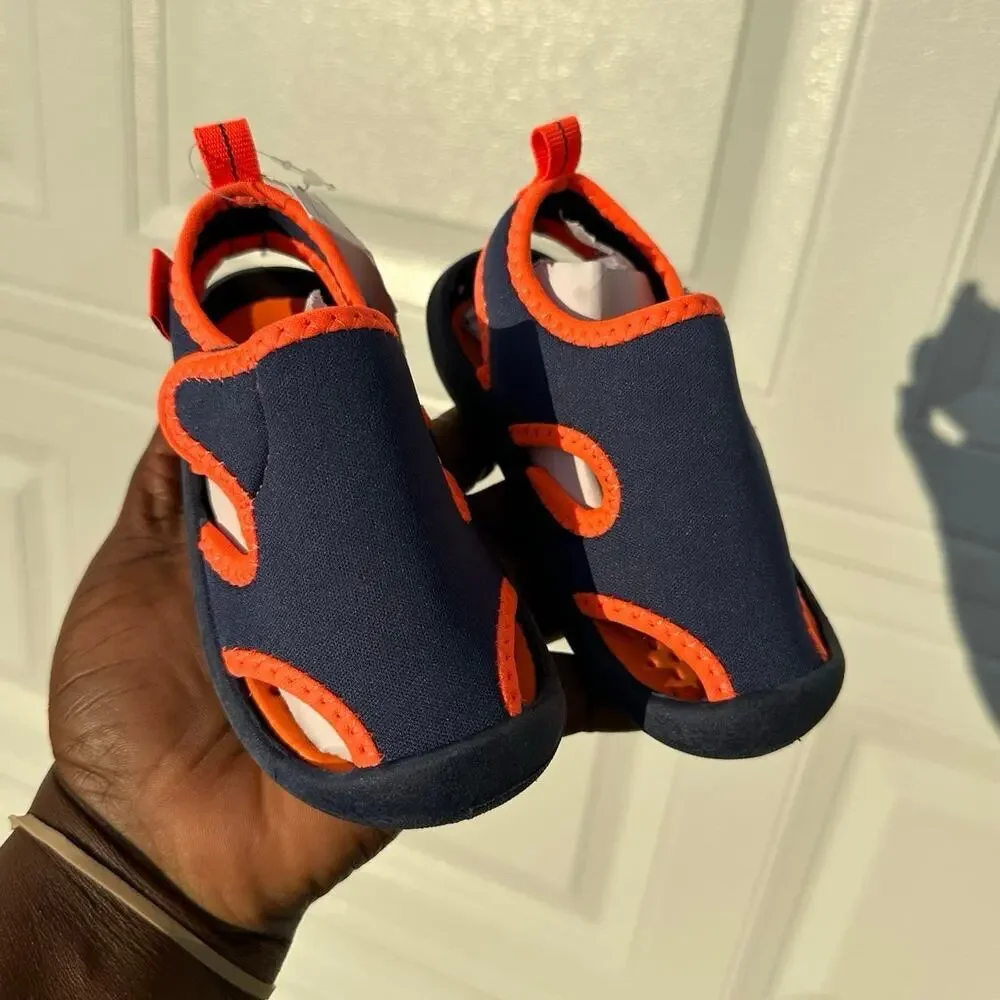 OSHKOSH B'GOSH Unisex-Child Swimmie‎ SandalsToddler Size 6 Blue